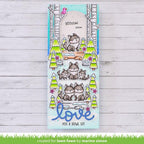 Lawn Fawn Wild Wolves Clear Stamps lf3219 love you a howl lot