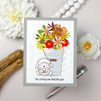 Simon Says Stamp Wildflower Bucket Wafer Dies s1124 Beautiful Moments Card