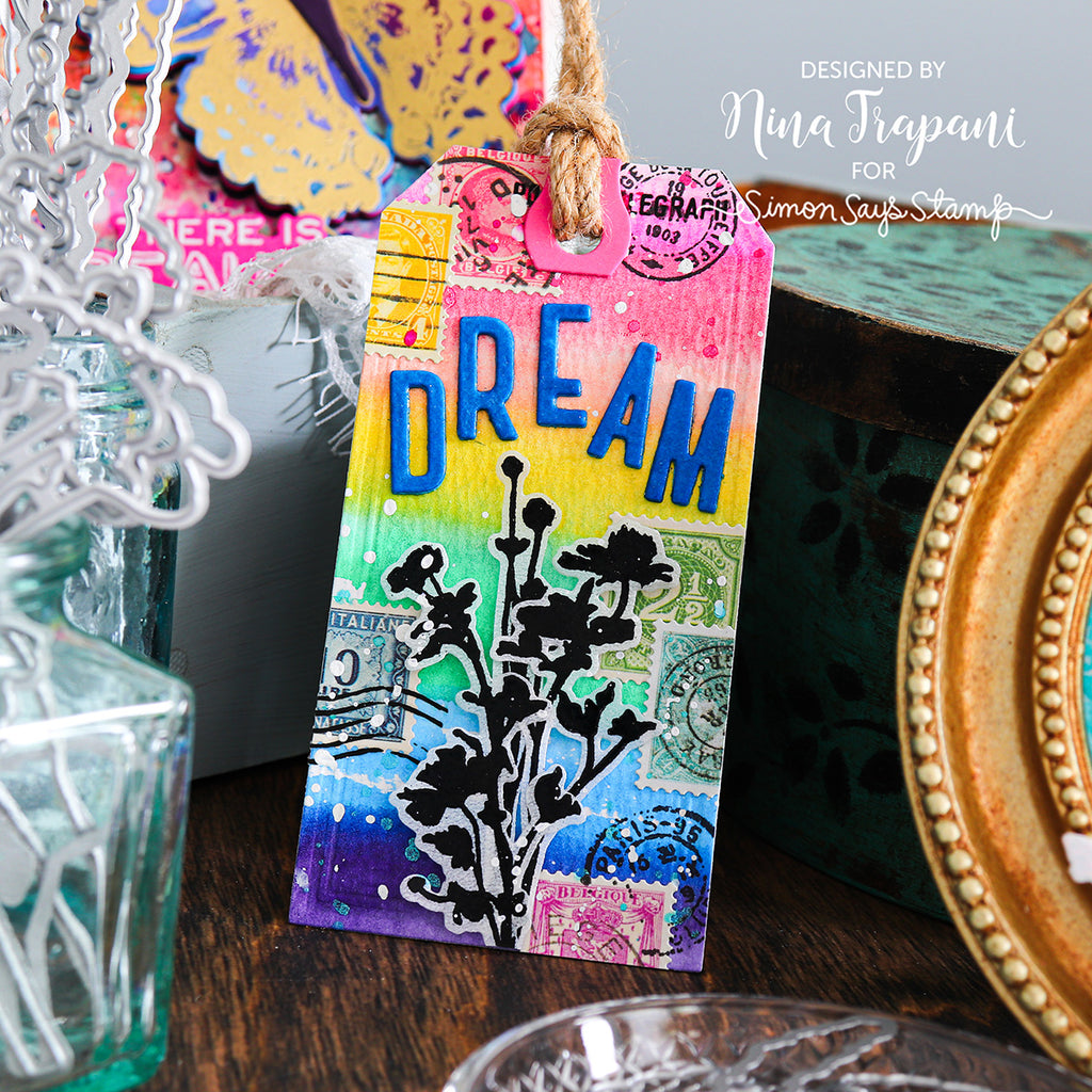 Simon Says Stamp Wildflowers Wafer Dies 253sss Dream Tag