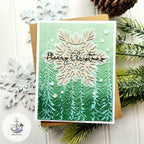 Simon Says Stamp Willow Snowflake Wafer Dies sssd112907 Season Of Wonder Christmas Card