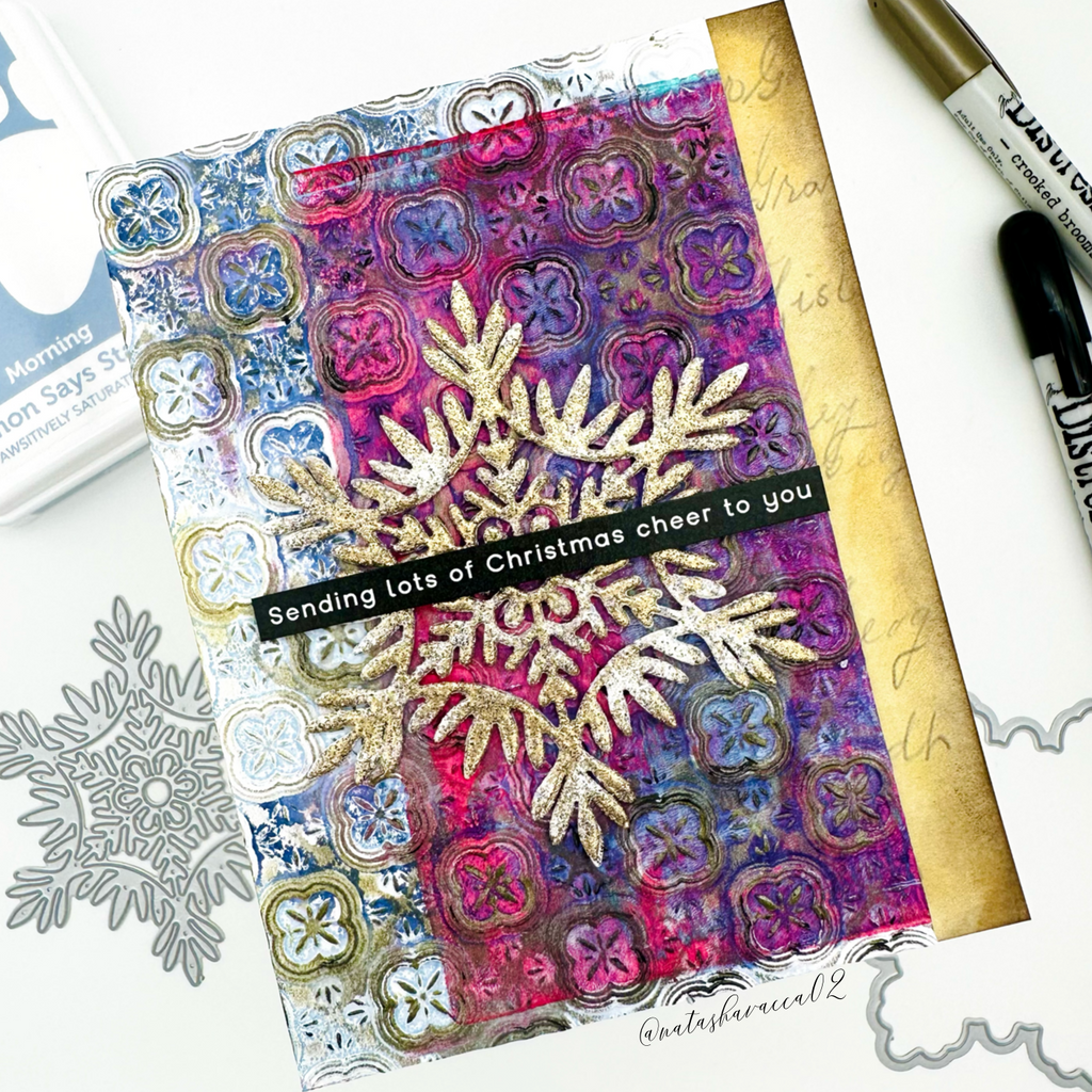 Simon Says Stamp Willow Snowflake Wafer Dies sssd112907 Season Of Wonder Christmas Card