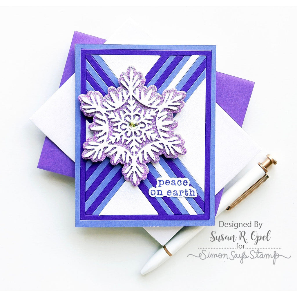 Simon Says Stamp Willow Snowflake Wafer Dies sssd112907 Season Of Wonder Christmas Card | color-code:ALT04