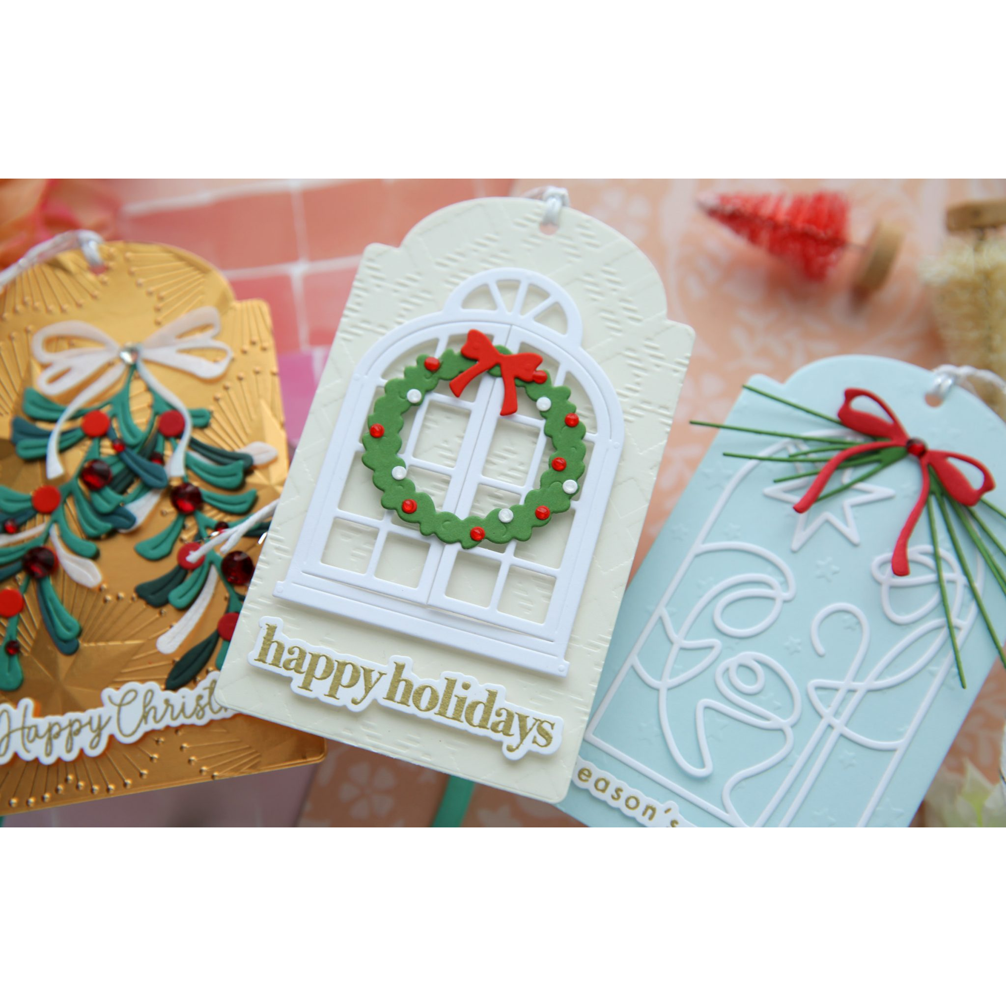 Simon Says Stamp Rounded Tags Wafer Dies 1479sd And Everything Nice Christmas Tags | color-code:ALT08
