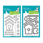 Lawn Fawn Set Winter Birds Add-Ons Clear Stamps and Dies