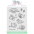 Pretty Pink Posh Winter Birds Clear Stamps