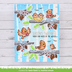 Lawn Fawn Winter Birds Clear Stamps lf3225 season's tweetings