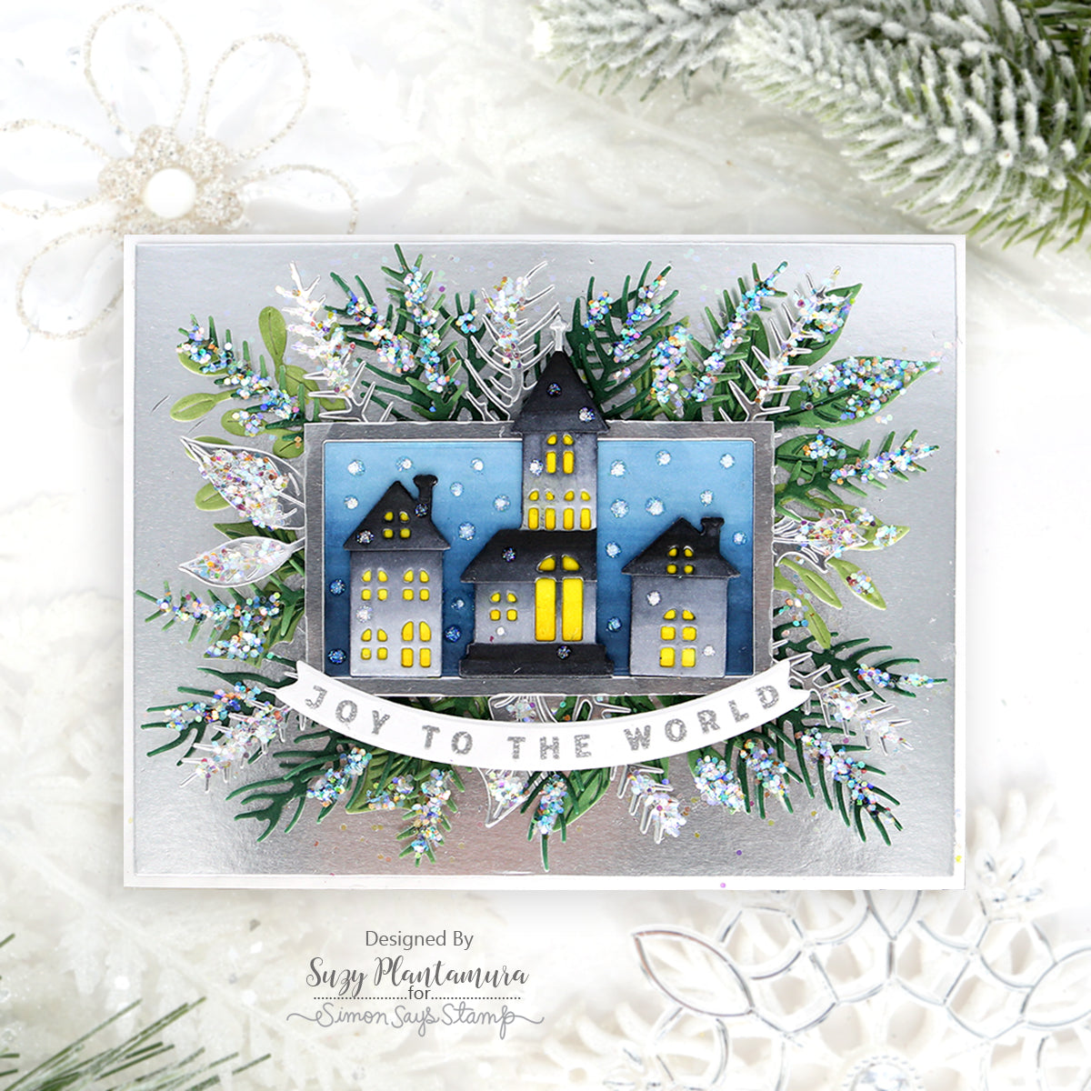 CZ Design Winter Village Wafer Dies czd217 Season Of Wonder Christmas Card | color-code:ALT02