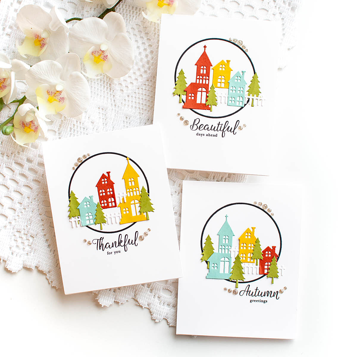 CZ Design Winter Village Wafer Dies czd217 Season Of Wonder Card Set | color-code:ALT01
