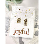 CZ Design Winter Village Wafer Dies czd217 Season Of Wonder Christmas Card