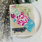 CZ Design Clear Stamps Winter Wishes cz282c All The Joy Christmas Card