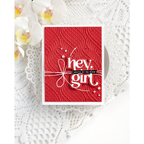 Simon Says Stamp Fancy Hey Girl Wafter Dies 1545sd Heart to Heart Friend Card | color-code:ALT01
