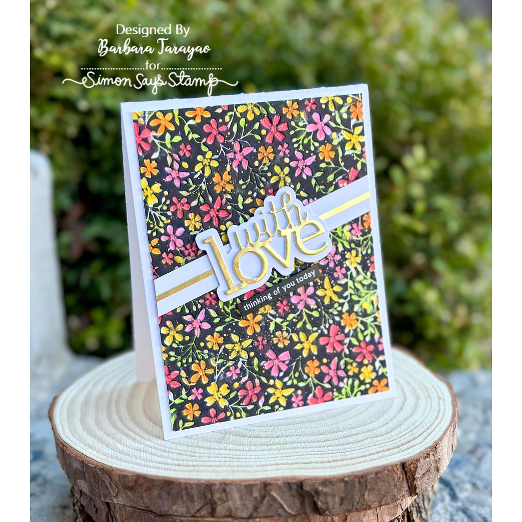 CZ Design With Love Wafer Dies czd290 Beautiful Moments With Love Card