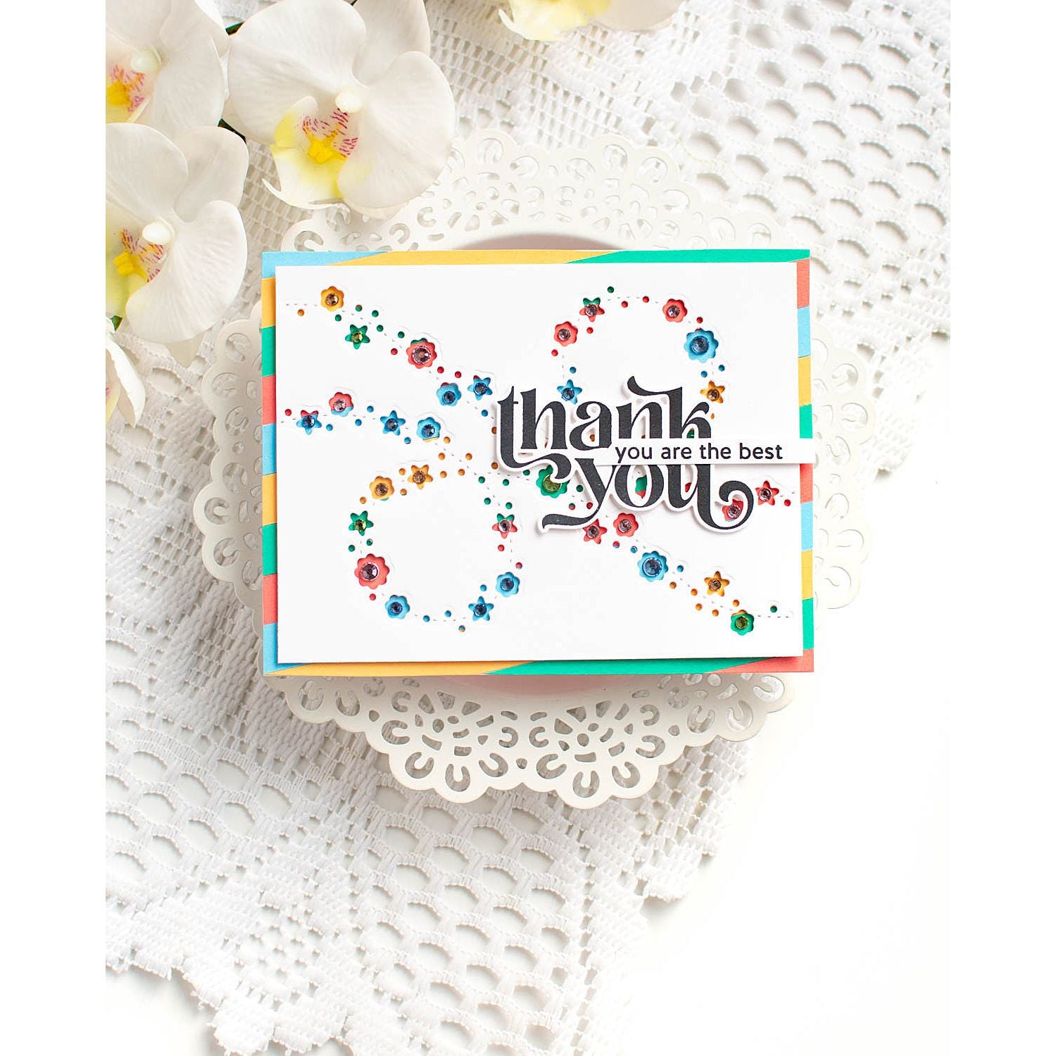 Simon Says Stamp With Thanks Wafer Dies 8010sdc You Are My Favorite Thank You Card | color-code:ALT01