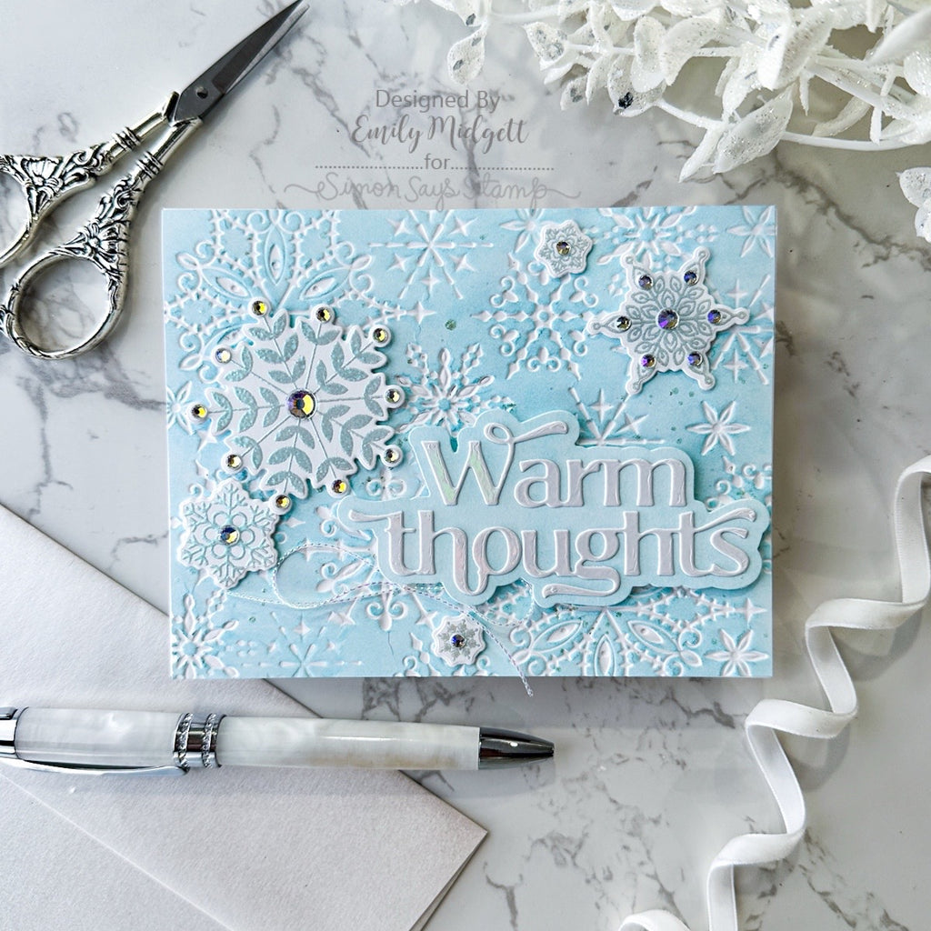 Simon Says Stamp Heart to Heart Collection I Want It All Embossing Folders set1160ef