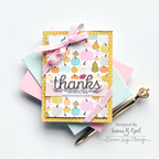 CZ Design Wood Plank Wafer Dies czd212 Season Of Wonder Thanks Card