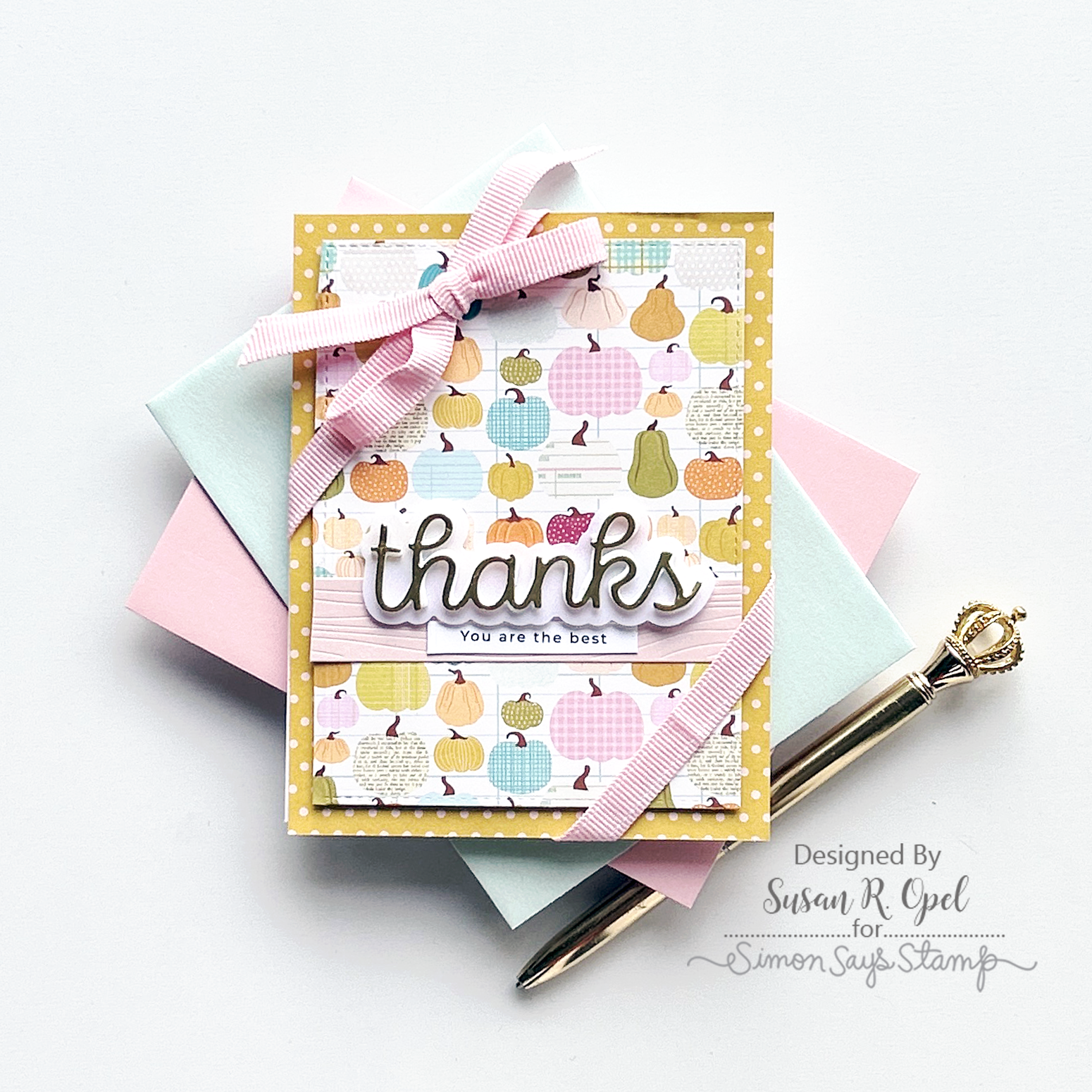 CZ Design Wood Plank Wafer Dies czd212 Season Of Wonder Thanks Card