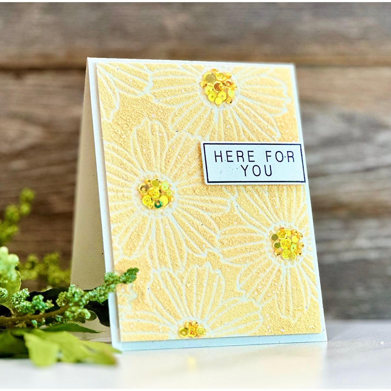 Simon Says Stamp Sequins Yellow Sunsets 0623ys Out Of This World