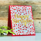Simon Says Stamp Yellow DecoFoil Transfer Sheets 19138 Be Bold Birthday Card