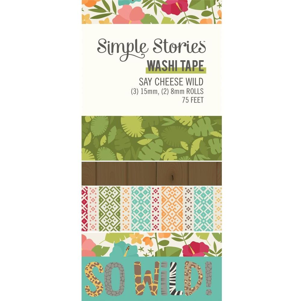 Simple Stories Say Cheese Wild Washi Tape 22442