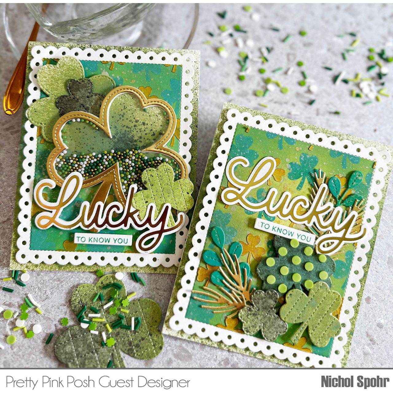 Tim Holtz Distress Specimen Mica Stain Ranger Lucky Mica Stains Cards | color-code:ALT06