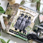 Tim Holtz Distress Crackle Paste Opaque Ranger tda71303 Mixed Media Tag Project | color-code:ALT12