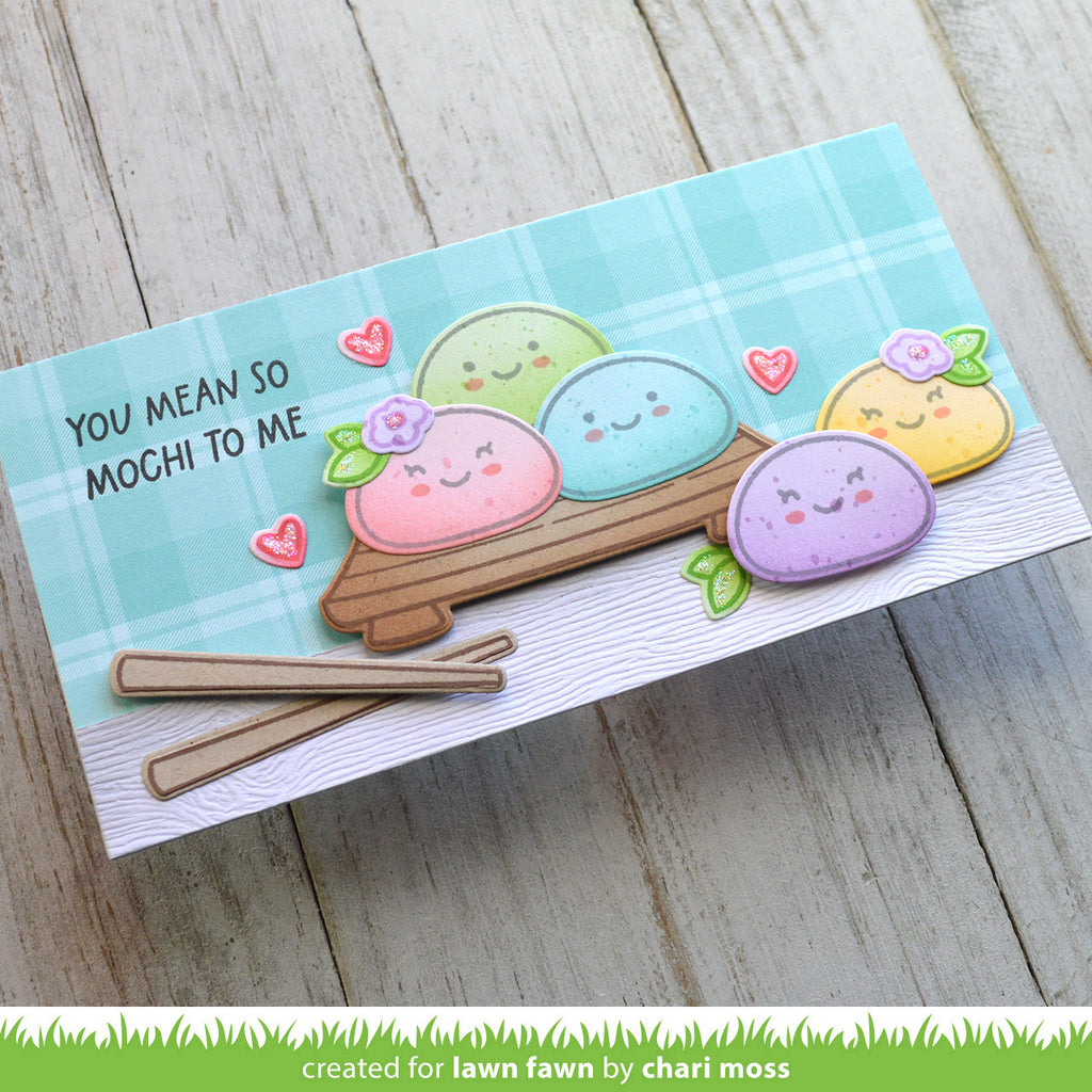 Lawn Fawn You Mean So Mochi Clear Stamps lf3307 You Mean So Mochi To Me