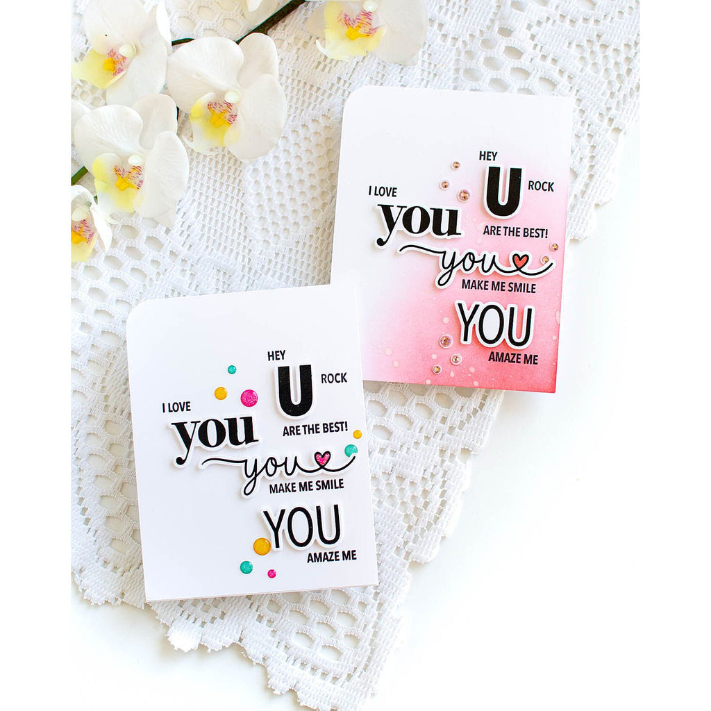 CZ Design You 2 Wafer Dies czd267c Happy Camper You Card | color-code:ALT01