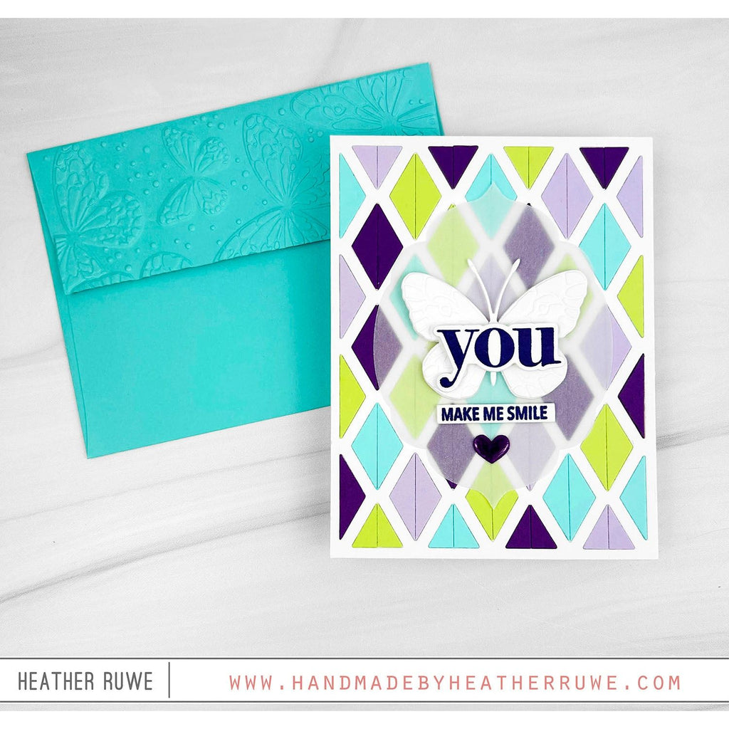 CZ Design You 2 Wafer Dies czd267c Happy Camper You Card | color-code:ALT07