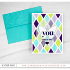 CZ Design You 2 Wafer Dies czd267c Happy Camper You Card | color-code:ALT07