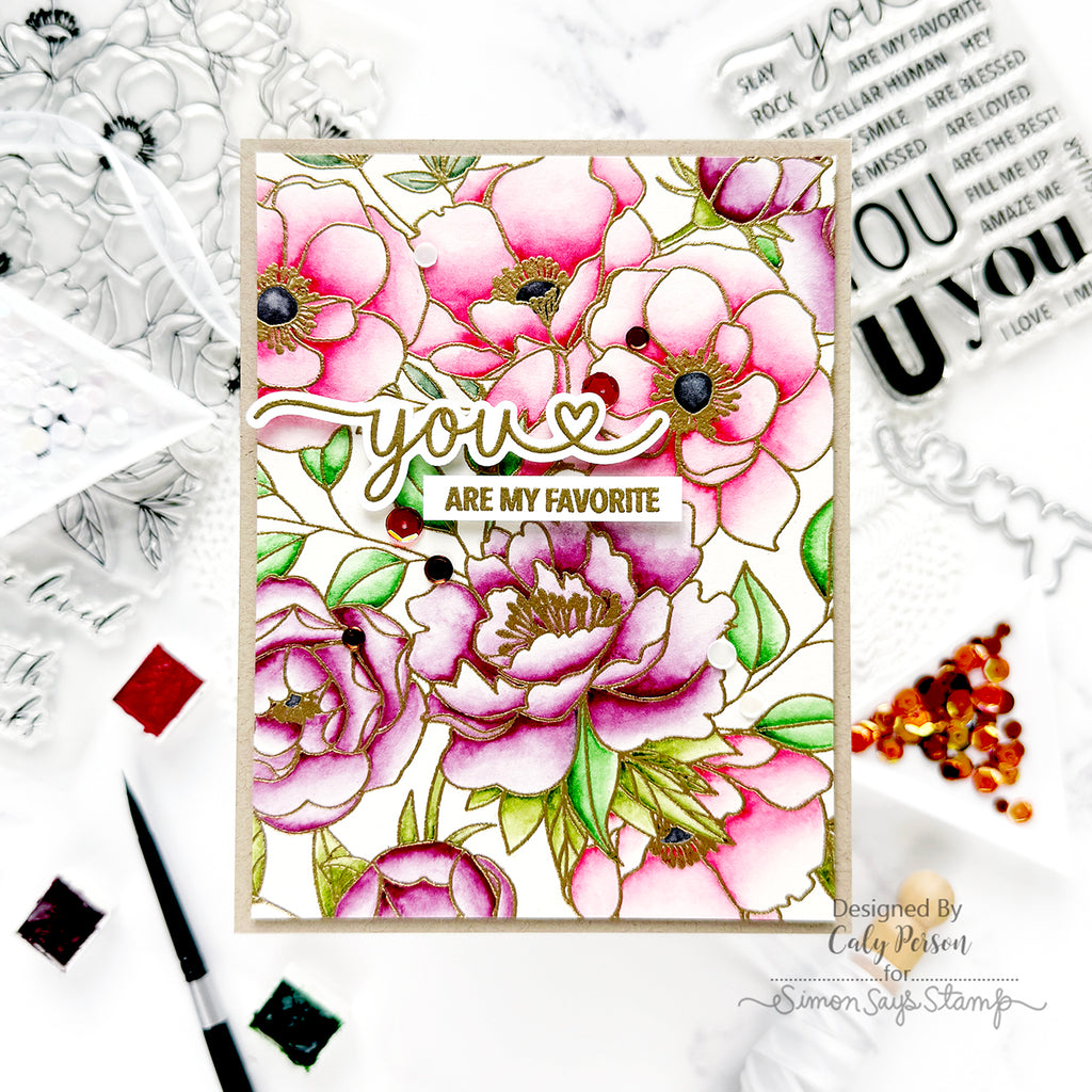 CZ Design Stamps and Dies You 2 set1032yt Happy Camper You Card | color-code:ALT04