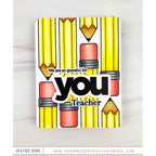 Simon Says Stamp You Wafer Dies czd239c Cheering for You Teacher Card | color-code:ALT02