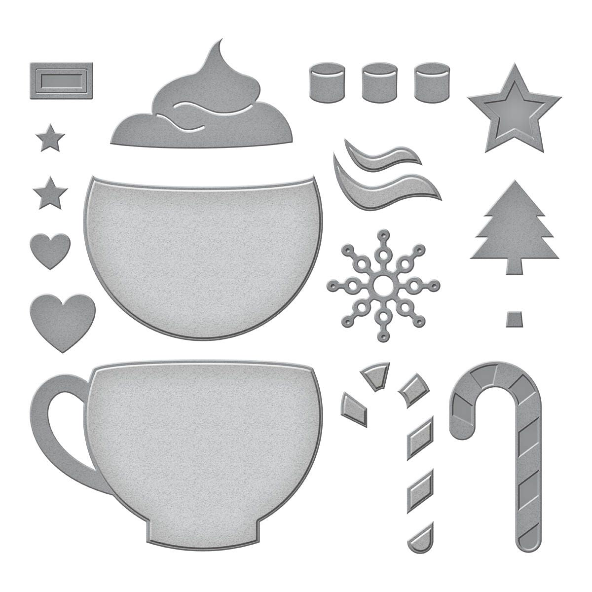 s4-1311 Spellbinders Merry Mug Creations Etched Dies