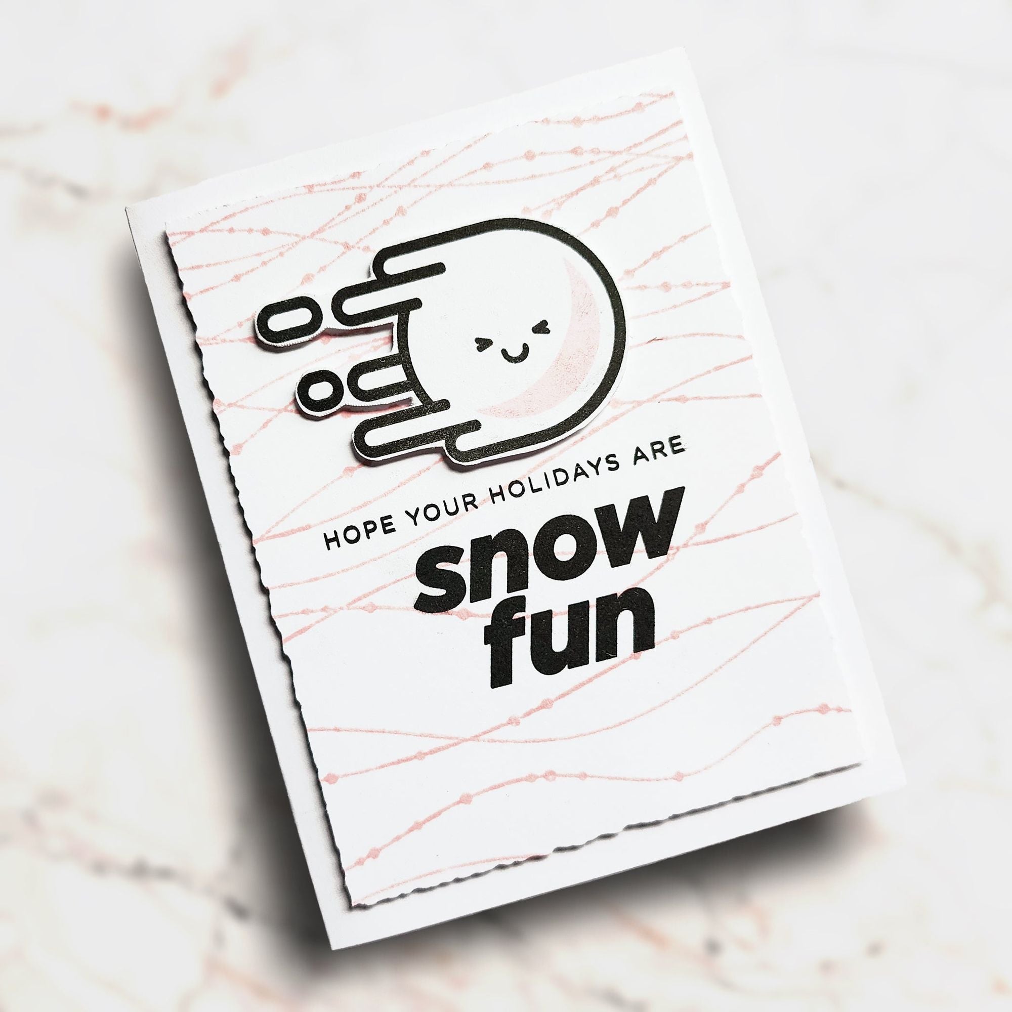 CZ Design Zippy Winter Wafer Dies czd247c Sweet Wishes Winter Card