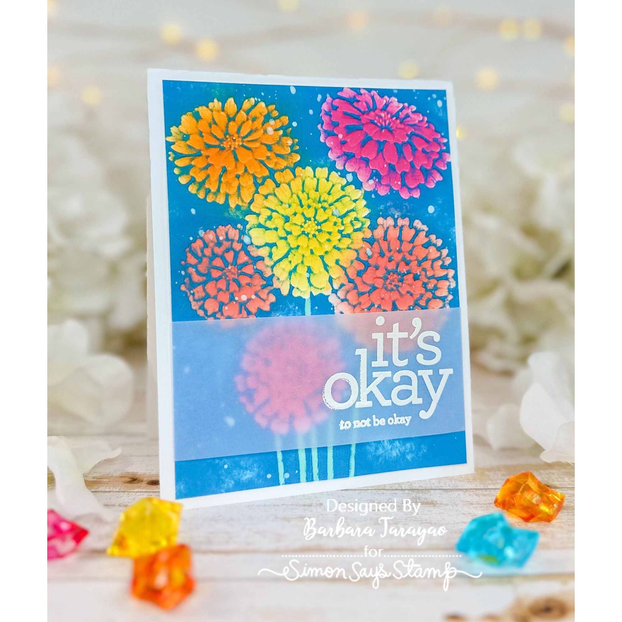 Simon Says Stamp Sunny Vibes Collection I Want It All Embossing Folders set810ef