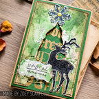 Tim Holtz Clear Stamps and Stencil Seasonal Scribble, Polkadot, Tinsel thmm136