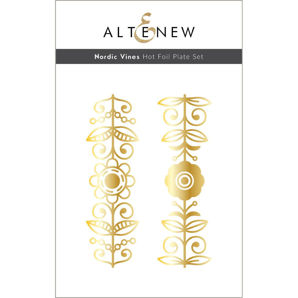 Altenew Nordic Vines Hot Foil Plates alt8220