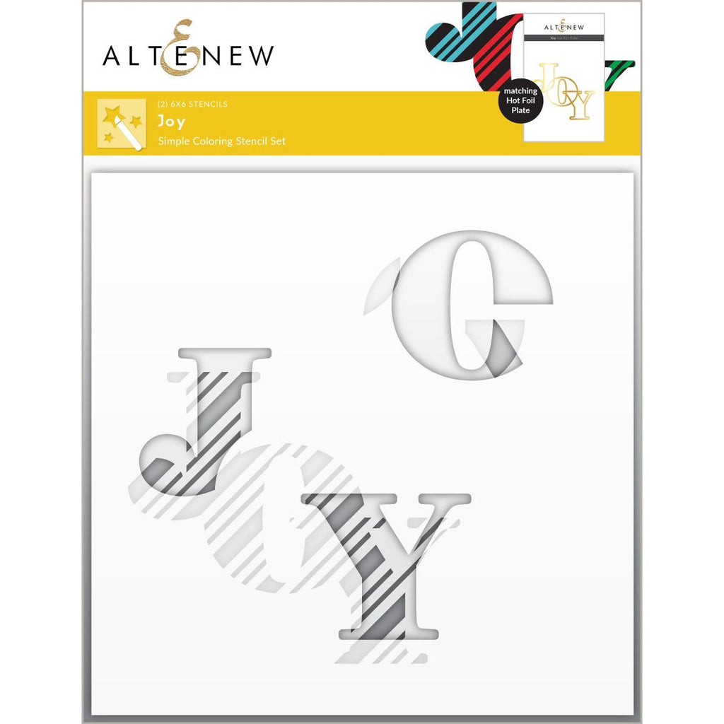 Altenew Joy Simple Coloring Stencils alt8209