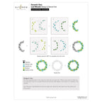 Altenew Dynamic Duo Leaf Wreath Clear Stamp and Stencil Set layering guide