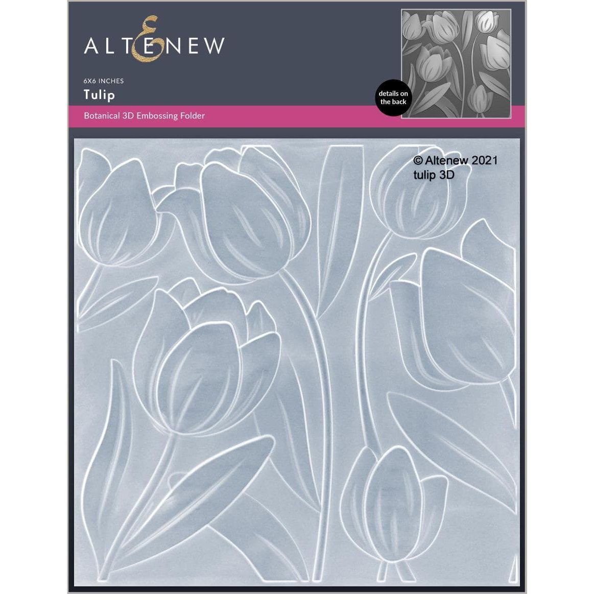 Altenew TULIP 3D Embossing Folder ALT4875