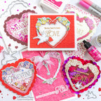 Simon Says Stamps and Dies Always and Forever set912af To Be Loved Valentine's Day Cards