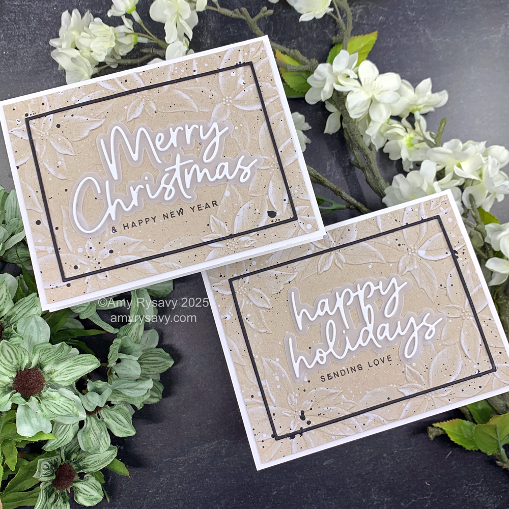 Simon Says Stamp Bouncy Happy Holidays Wafer Dies 1486sd And Everything Nice Holiday Cards | color-code:ALT02