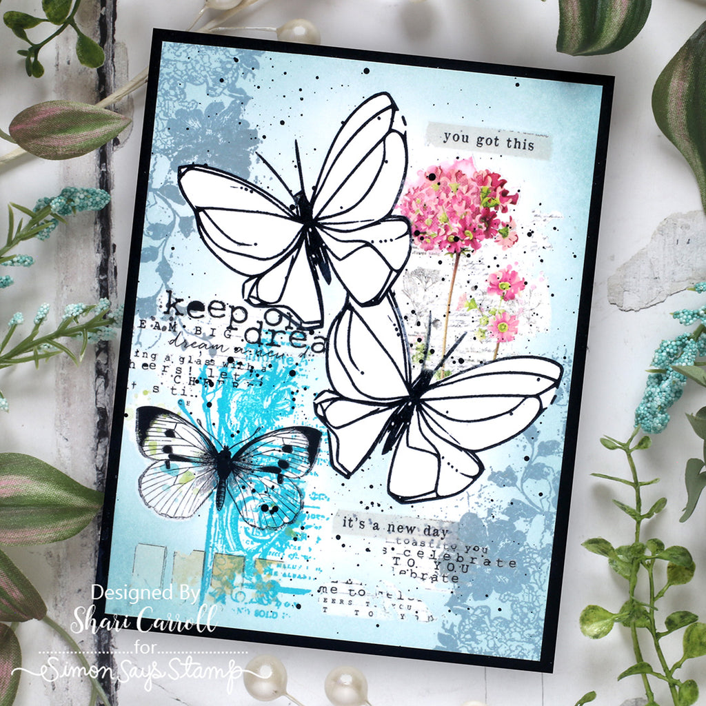 Simon Says Clear Stamps A Little Artsy 2416ssc Encouragement Card | color-code:ALT04