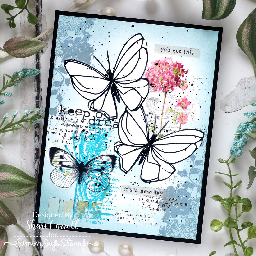 Simon Says Clear Stamps A Little Artsy 2416ssc Encouragement Card | color-code:ALT04