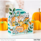Pretty Pink Posh Halloween Signs Clear Stamps pumpkin patch