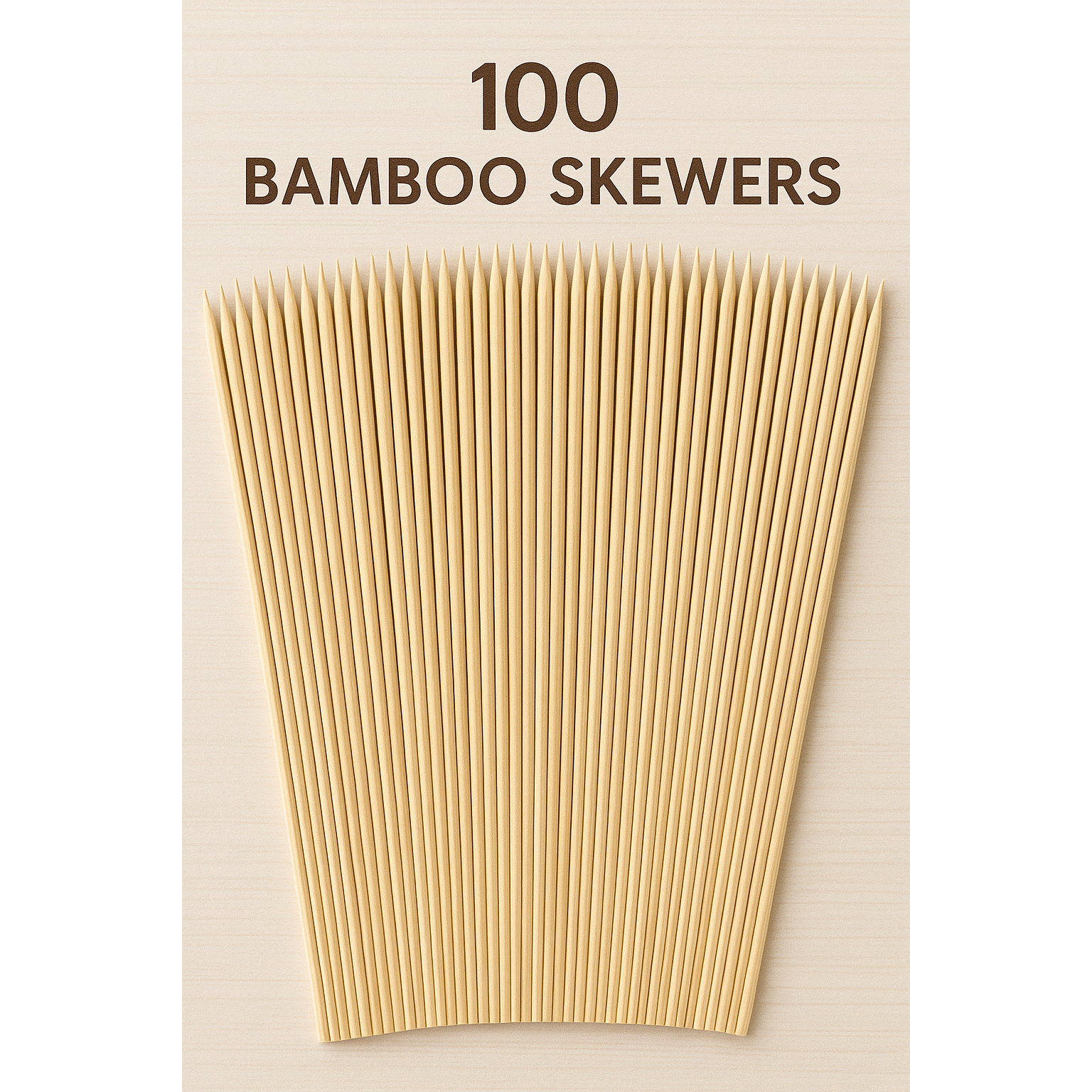 Pack of 100 Bamboo Skewers