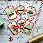 Tim Holtz Cling Rubber Stamps Holiday Things cms441