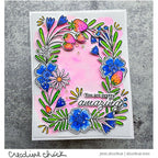 Pinkfresh Studio Berries And Blossoms Die 220024 You Are Amazing Card | color-code:ALT01