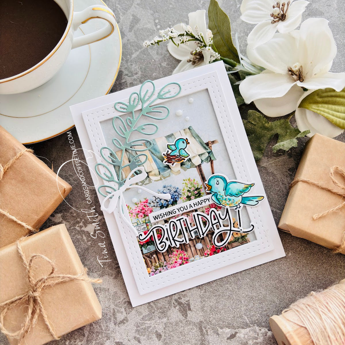 Simon Says Stamp Pretty Bows Wafer Dies 1238sd Birthday Card | color-code:ALT07