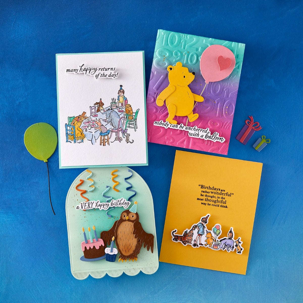 Spellbinders Celebration and Birthday Sentiments Press Plate and Die Bundle