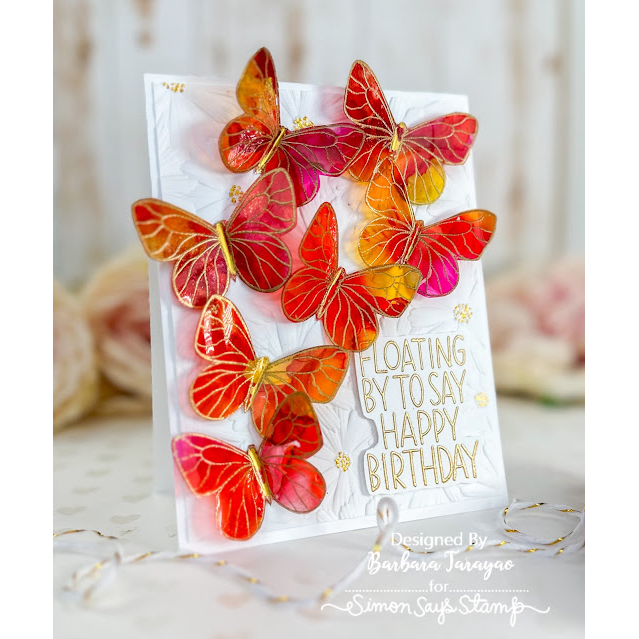 Simon Says Stamp! Simon Says Clear Stamps BUTTERFLY DREAMS sss202502c Birthday Card | color-code:ALT01
